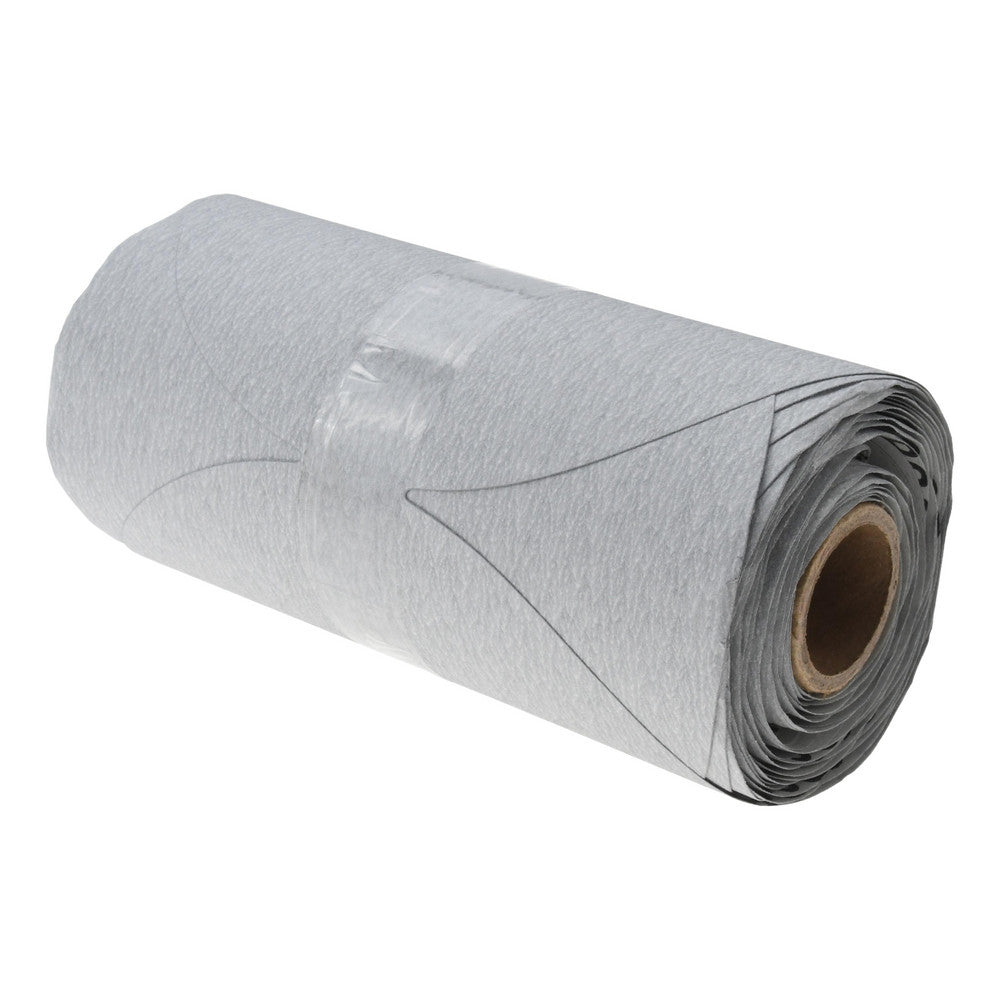 GLOBAL ABRASIVE 809775-57632 PSA Disc Roll 6" Disc Dia, 320 Grit, Silicon Carbide