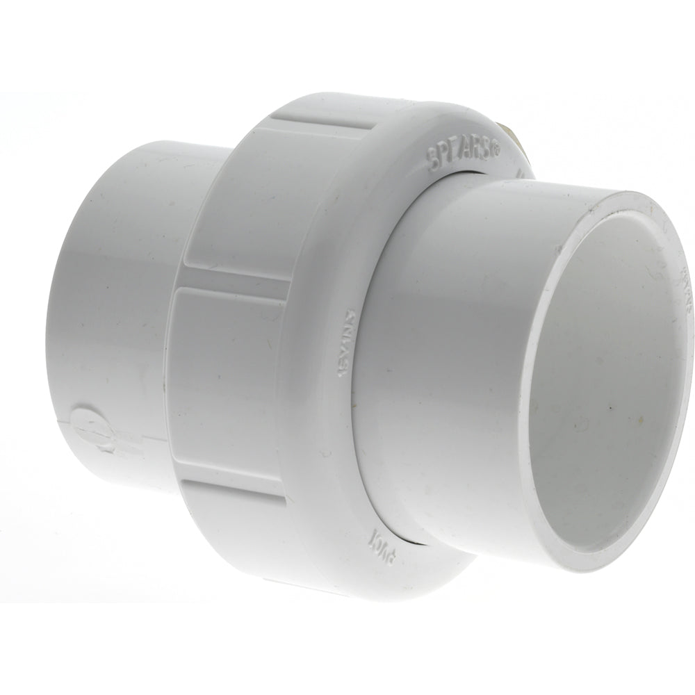 Value Collection 497-012 1-1/4" PVC Plastic Pipe Union with EPDM O-Ring