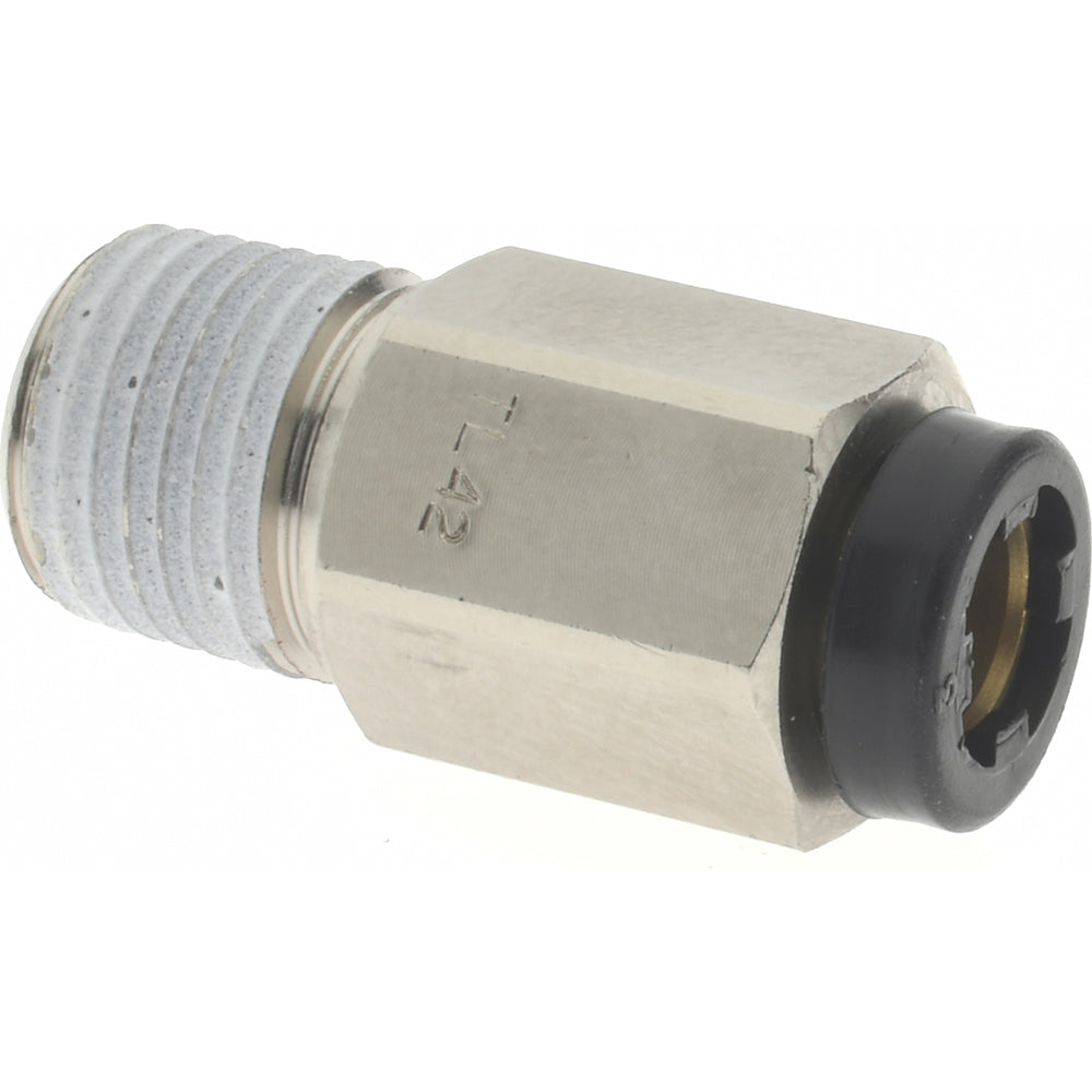 Legris 3175 55 11 Push-To-Connect Tube to Male & Tube to Male NPT Tube Fitting Male Connector, 1/8" Thread, 3/16" OD