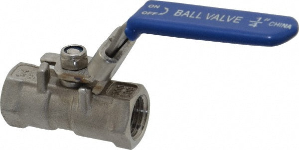 Value Collection 06Q011N04014 Manual Ball Valve 1/4" Pipe, Standard Port