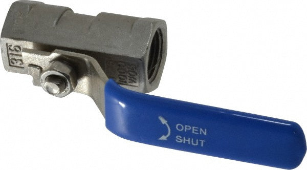 Midwest Control SV1P-38 Standard Manual Ball Valve 3/8" Pipe, Standard Port