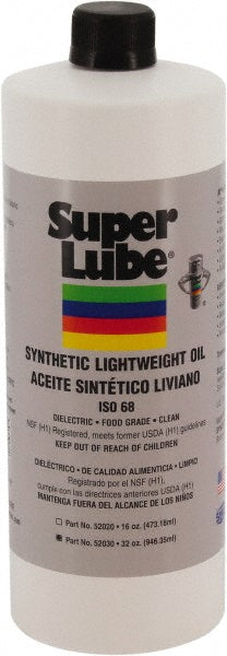 Super Lube 52030 Multi-Purpose Machine Oil 1 qt Bottle, SAE 80W, ISO 68