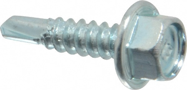 ITW Buildex 560012 #10, Hex Washer Head, Hex Drive, 3/4" Length Under Head, #3 Point, Self Drilling Screw
