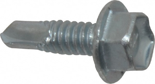 ITW Buildex 560026 #10, Hex Washer Head, Hex Drive, 5/8" Length Under Head, #2 Point, Self Drilling Screw
