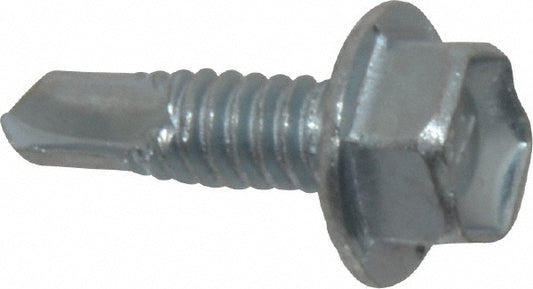 ITW Buildex 560026 #10, Hex Washer Head, Hex Drive, 5/8" Length Under Head, #2 Point, Self Drilling Screw