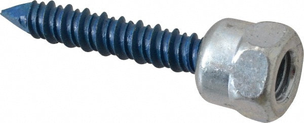 ITW Buildex 560164 3/8" Zinc-Plated Steel Vertical (End Drilled) Mount Threaded Rod Anchor