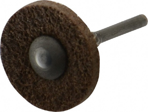 Superior Abrasives A018708 Deburring Wheel  1" Dia,  1/8" Face Width,  Density 6 N/A Aluminum Oxide