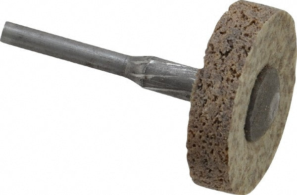 Superior Abrasives A018889 Deburring Wheel  1" Dia,  1/4" Face Width,  Density 8 N/A Aluminum Oxide