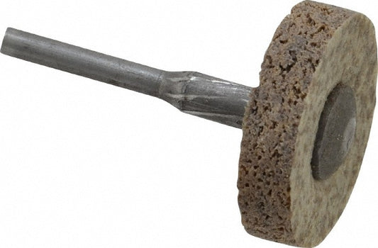 Superior Abrasives A018889 Deburring Wheel  1" Dia,  1/4" Face Width,  Density 8 N/A Aluminum Oxide