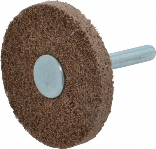 Superior Abrasives A019450 Deburring Wheel  2" Dia,  1/4" Face Width,  Density 6 N/A Aluminum Oxide