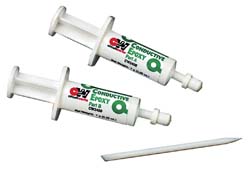 Chemtronics CW2400 Two-Part Epoxy 0.25 oz, Cartridge Adhesive