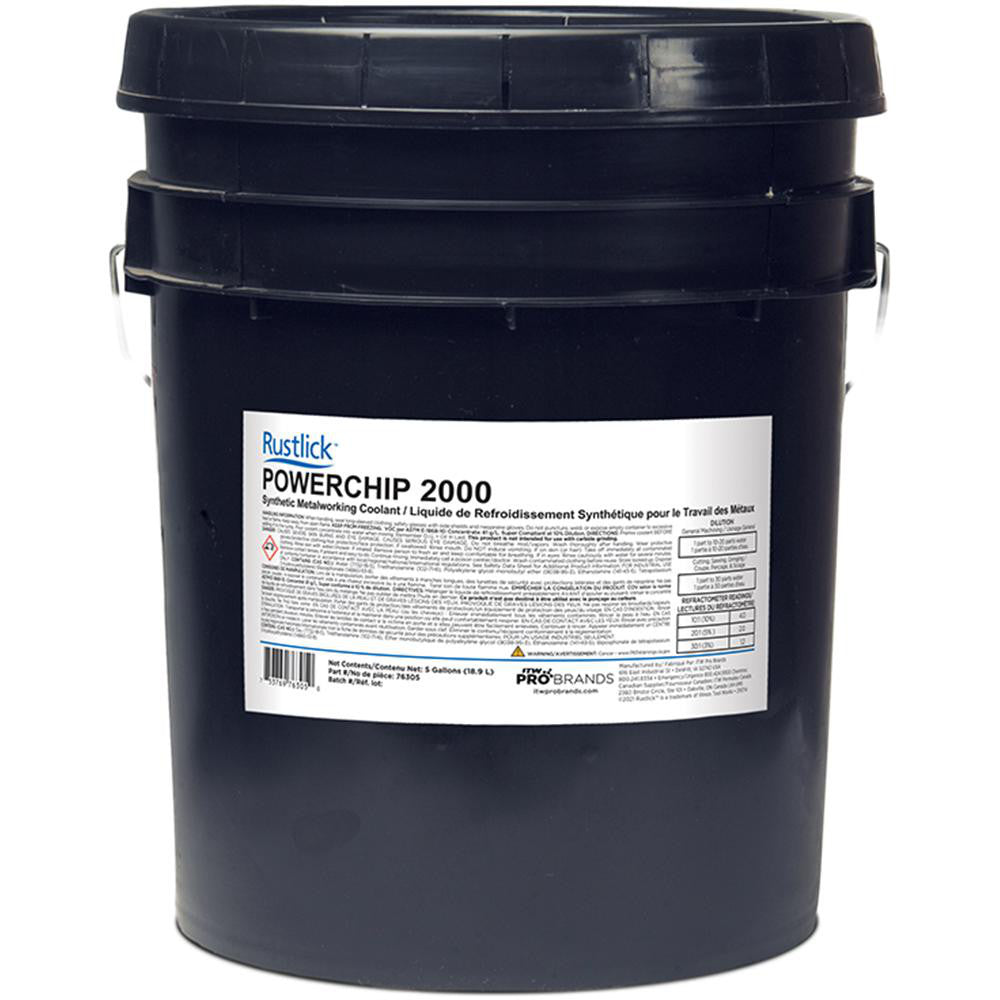Rustlick 76305 Cutting & Grinding Fluid Rustlick® PowerChip 2000, 5 gal Pail