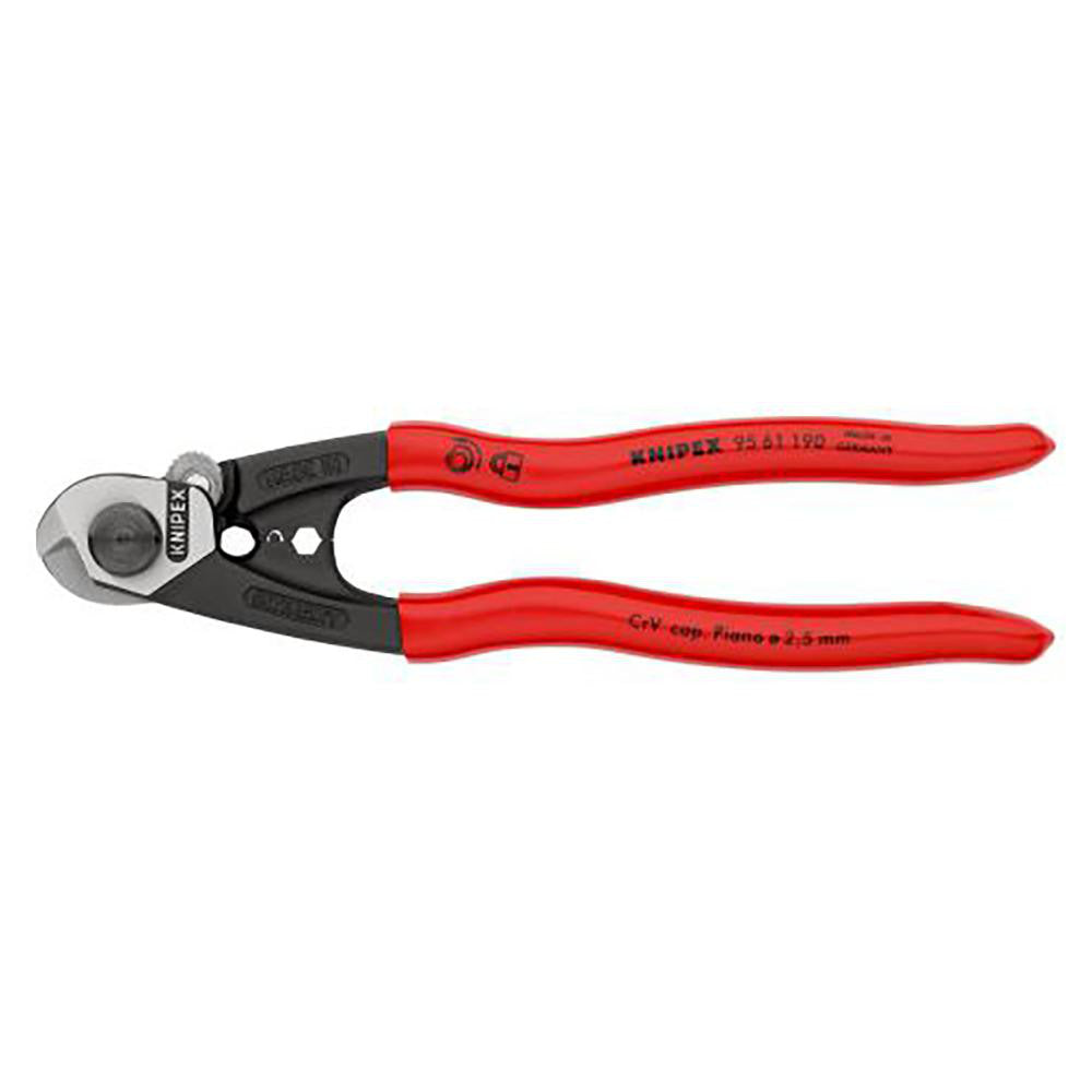 Knipex 9561190 Cable Cutter 0.25" Capacity, 7-1/2" OAL
