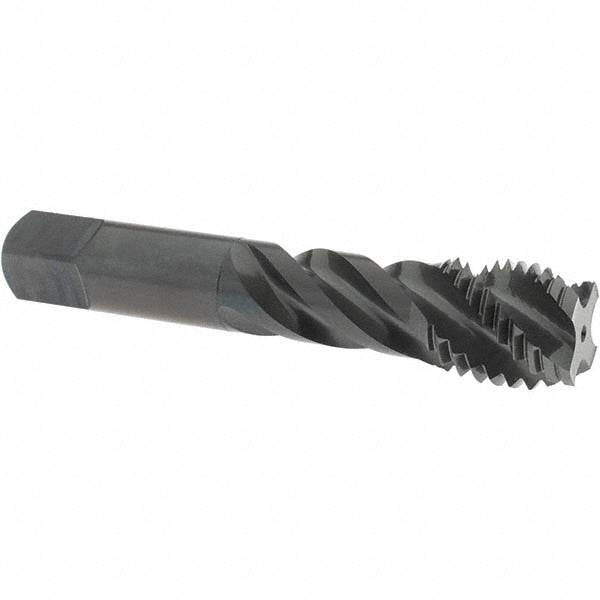 OSG 2944401 Spiral Flute Tap 1-8, UNC, 4 Flute, Modified Bottoming Chamfer, 3B Class of Fit, Vanadium High-Speed Steel, Oxide Finish