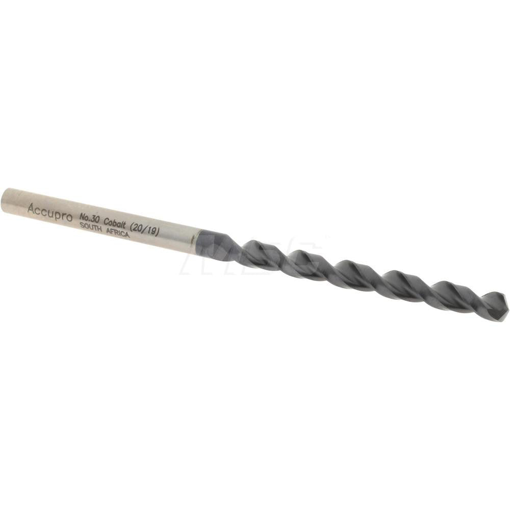 Accupro 1640326A-AC Jobber Length Drill Bit #30, 130 &deg, Cobalt