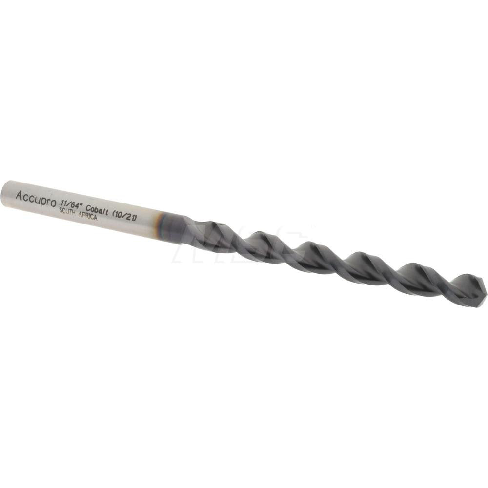 Accupro 1640437A-AC Jobber Length Drill Bit 11/64" Dia, 130 &deg, Cobalt