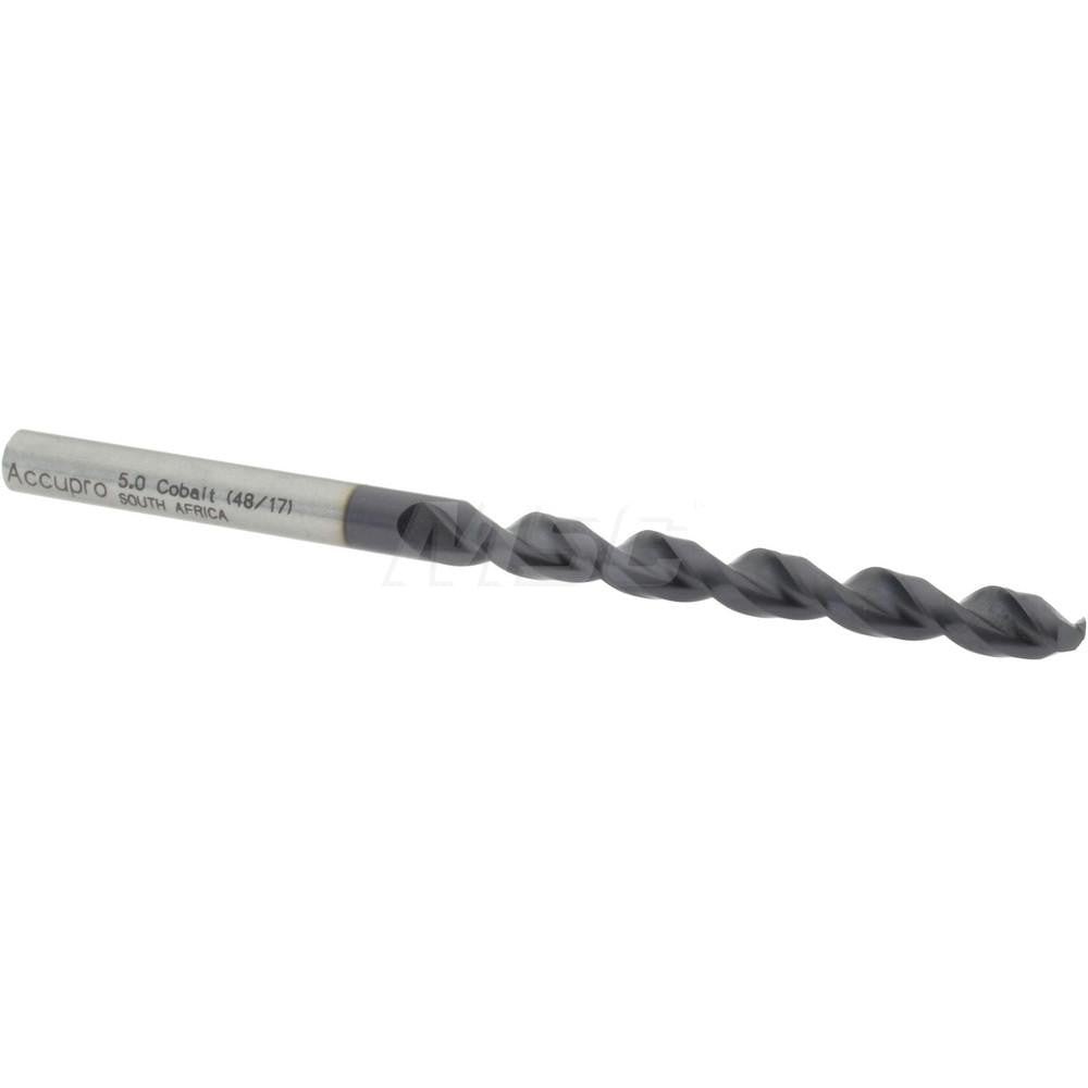 Accupro 1640500A-AC Jobber Length Drill Bit 5 mm Dia, 130 &deg, Cobalt