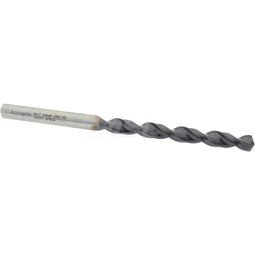 Accupro 1640511A-AC Jobber Length Drill Bit #7, 130 &deg, Cobalt