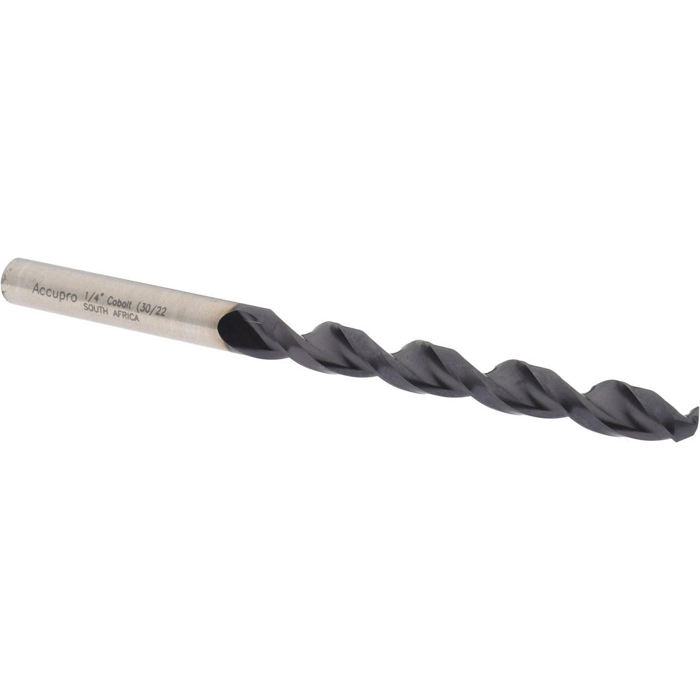 Accupro 1640635A-AC Jobber Length Drill Bit Letter E (1/4"), 130 &deg, Cobalt
