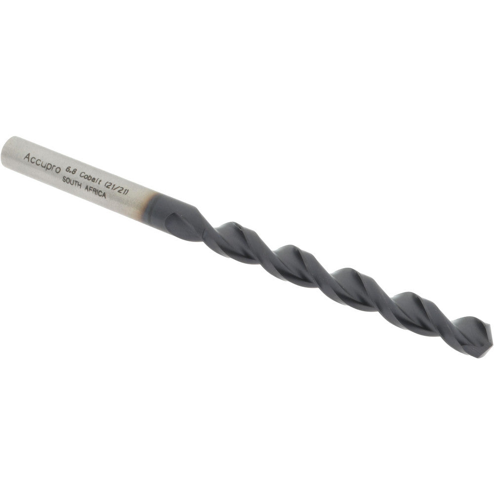 Accupro 1640680A-AC Jobber Length Drill Bit 6.8 mm Dia, 130 &deg, Cobalt