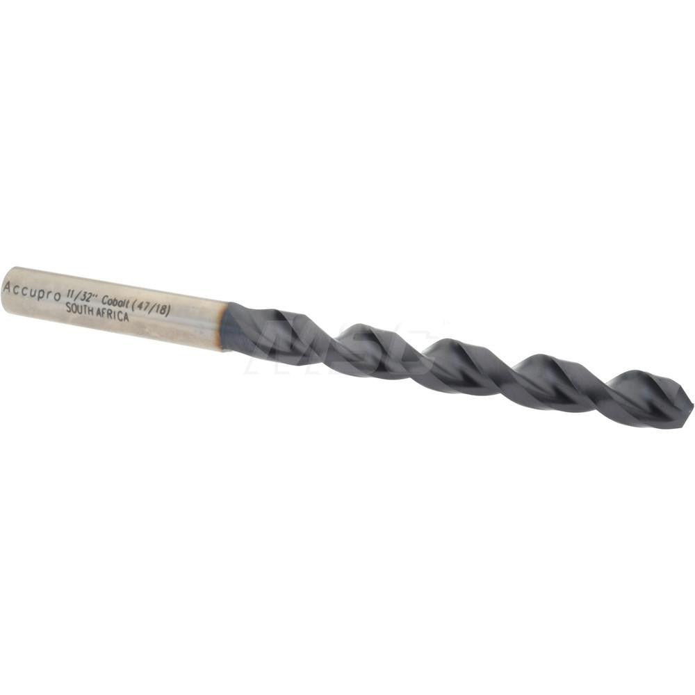 Accupro 1640873A-AC Jobber Length Drill Bit 11/32" Dia, 130 &deg, Cobalt