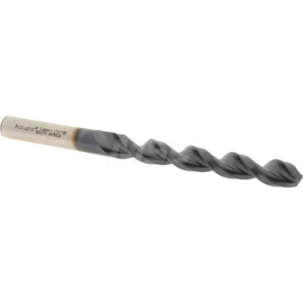 Accupro 1640981A-AC Jobber Length Drill Bit Letter W, 130 &deg, Cobalt