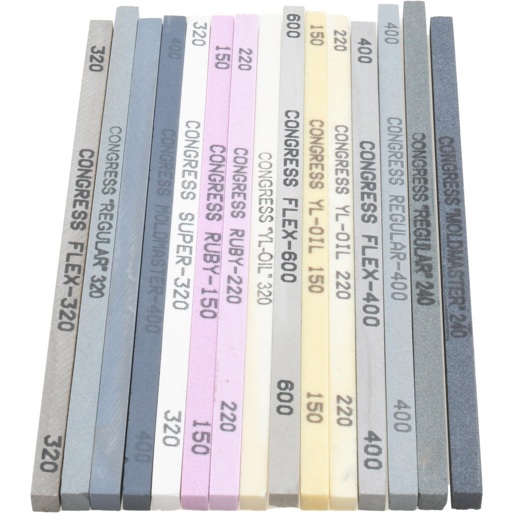 CONGRESS TOOLS CO., INC. 81-300-6 SPI 30 Piece Aluminum Oxide Polishing Stone Kit