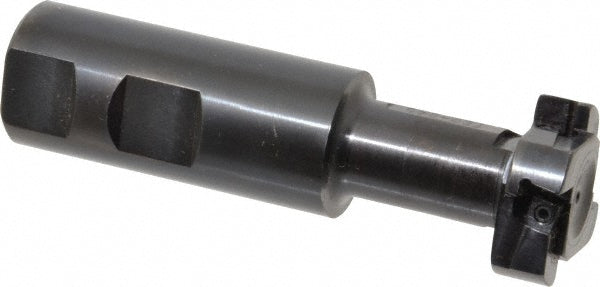 Cutting Tool Technologies TSC-040 1-1/4" Cut Diam, 31/64" Cut Width, 1" Shank Diam, Indexable T-Slot Cutter
