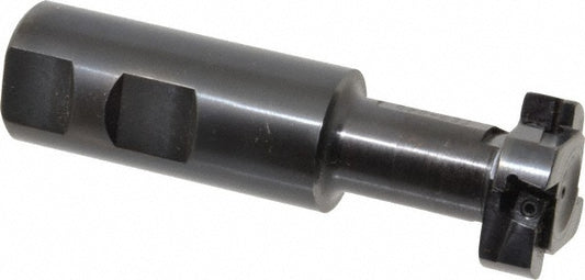 Cutting Tool Technologies TSC-040 1-1/4" Cut Diam, 31/64" Cut Width, 1" Shank Diam, Indexable T-Slot Cutter