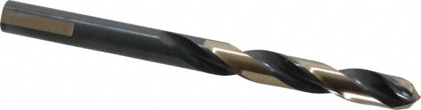 Triumph Twist Drill 033321 Mechanics Drill Bit 21/64" Dia, 135°, High Speed Steel, Weldon Shank, Split Point