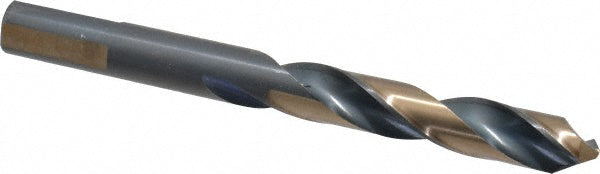 Triumph Twist Drill 033327 Mechanics Drill Bit 27/64" Dia, 135°, High Speed Steel, Weldon Shank, Split Point