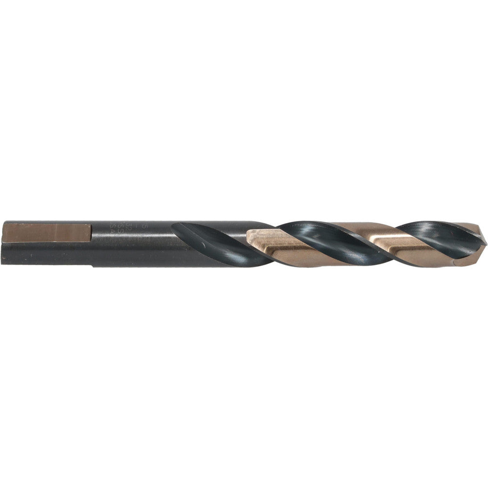 Triumph Twist Drill 033330 Mechanics Drill Bit 15/32" Dia, 135 &deg Point, High Speed Steel, Weldon Shank, Split Point