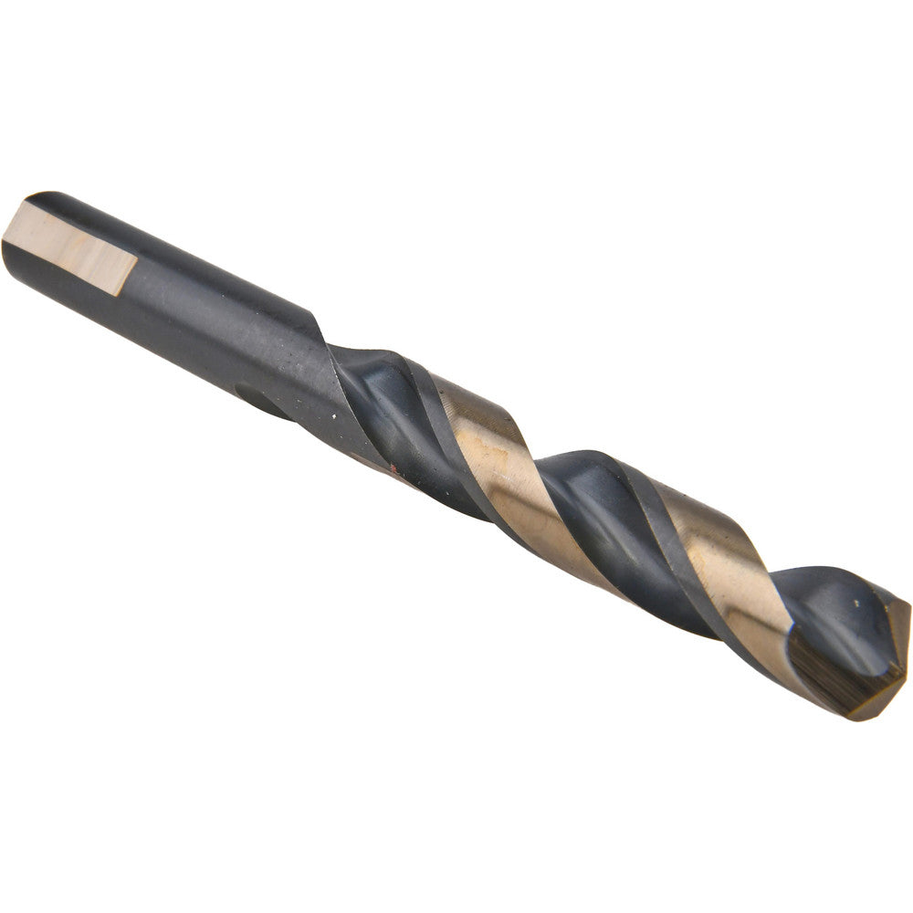 Triumph Twist Drill 033332 Mechanics Drill Bit 1/2" Dia, 135 &deg Point, High Speed Steel, Weldon Shank, Split Point