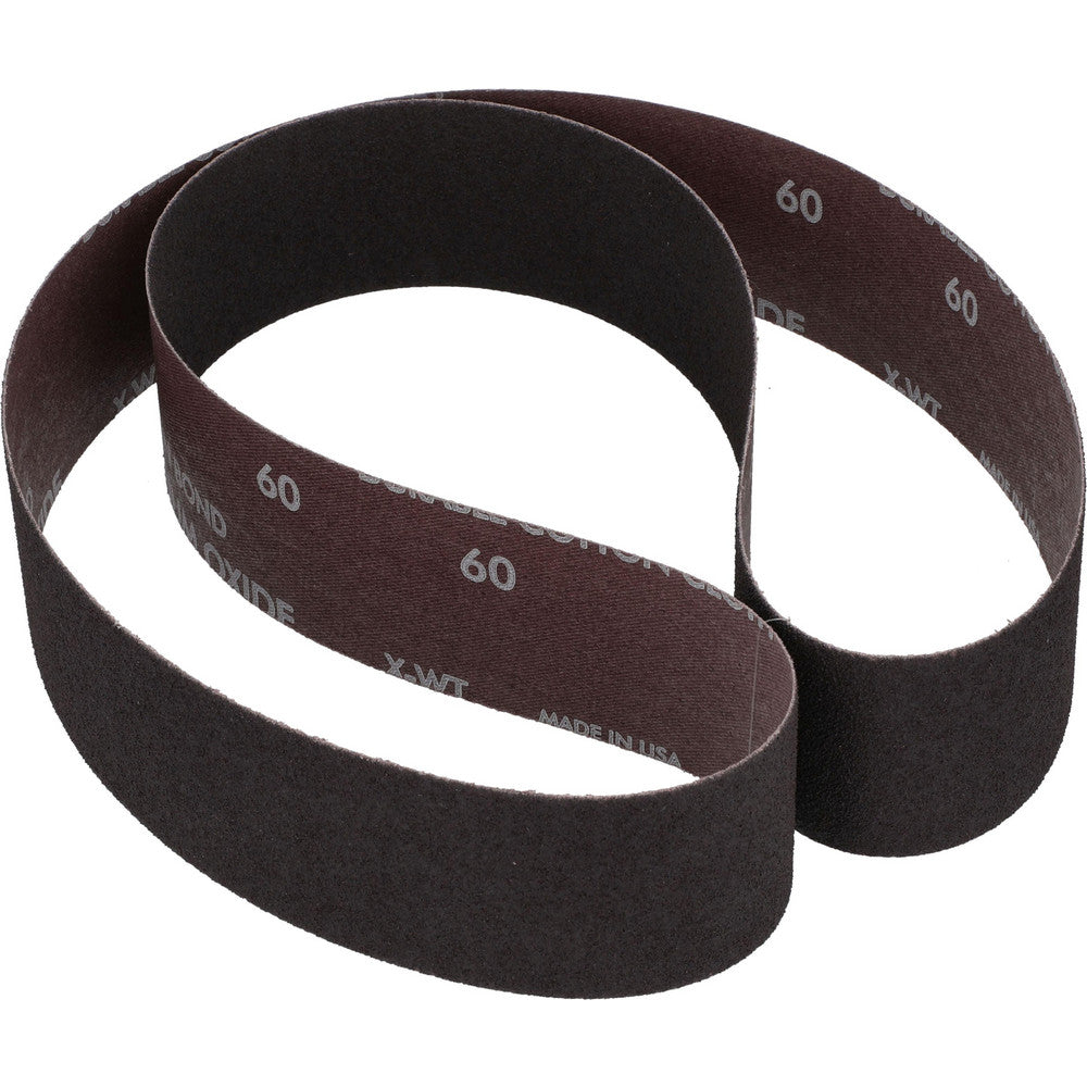 Norton 78072721240 Abrasive Belt  2" Wide, 48" OAL, 60 Grit, Aluminum Oxide