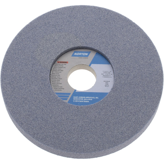 Norton 66252942217 Surface Grinding Wheel 7" Dia, 3/4" Thick, 1-1/4" Hole, 60 Grit, I Hardness