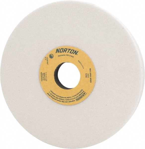 Norton 66252942815 Surface Grinding Wheel 7" Dia, 1" Thick, 1-1/4" Hole, 60 Grit, I Hardness