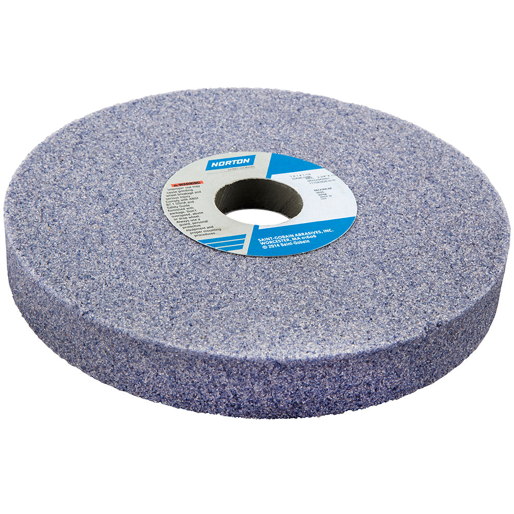 Norton 66252942826 Surface Grinding Wheel 7" Dia, 1" Thick, 1-1/4" Hole, 46 Grit, G Hardness