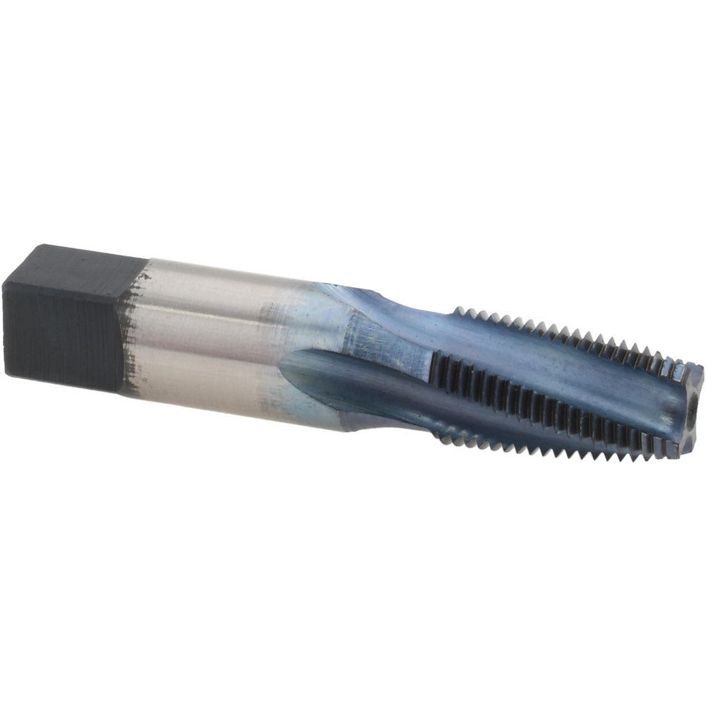 Reiff & Nestor 99588 1/8-27 NPT, 15&deg Helix, 4 Flutes, Blue Diamond Finish, High Speed Steel, Spiral Flute Pipe Tap
