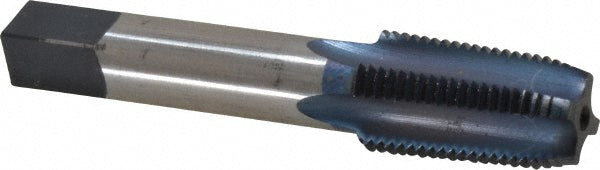 Reiff & Nestor 99716 Standard Pipe Tap 1/8-27, NPT, 4 Flutes, High Speed Steel, Blue Diamond Finish