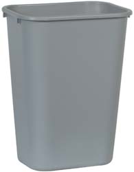 Rubbermaid FG295700GRAY Wastebasket Trash Container, 41 qt, Gray