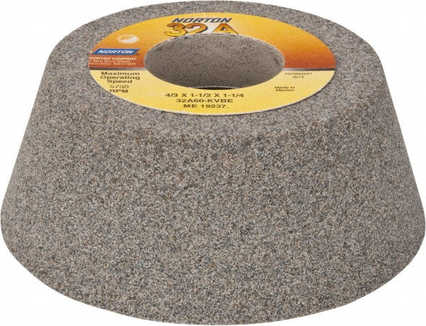 Norton 66243530361 Tool & Cutting Grinding Wheel 4" Dia, 60 Grit, K Hardness, Type 11