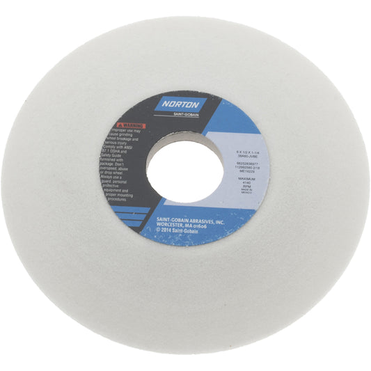 Norton 66252836977 Tool & Cutting Grinding Wheel 6" Dia, 60 Grit, J Hardness, Type 12