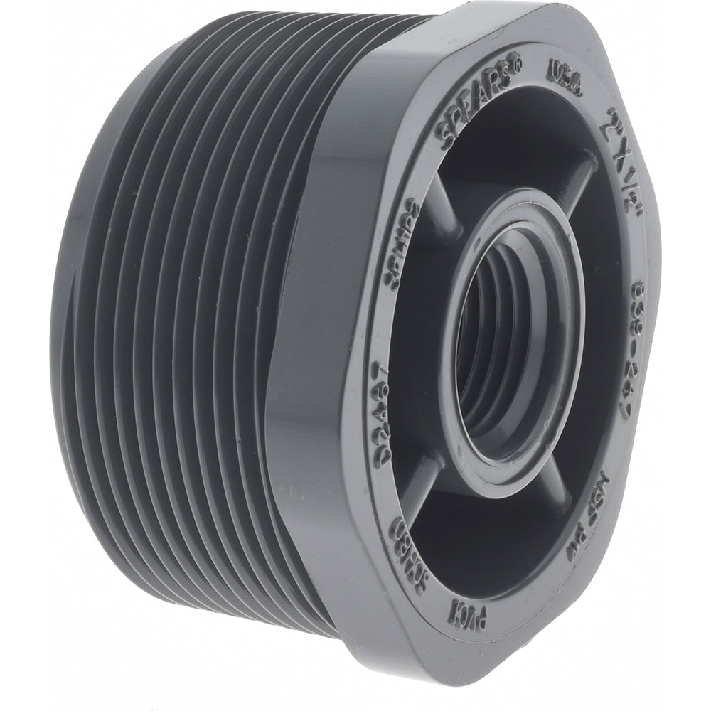 Value Collection 839-247 2 x 1/2" PVC Plastic Pipe Reducer Bushing