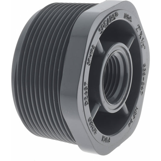 Value Collection 839-247 2 x 1/2" PVC Plastic Pipe Reducer Bushing