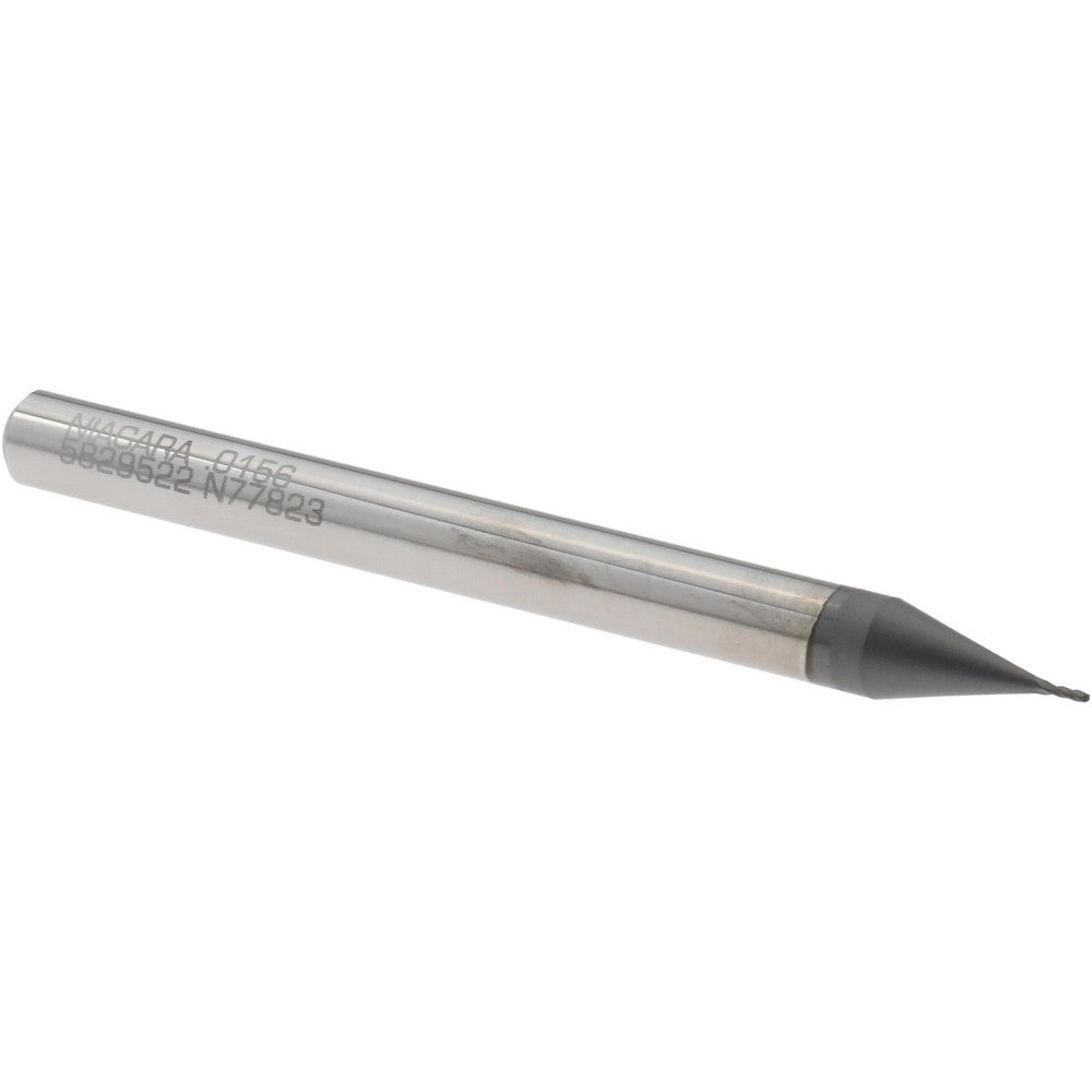 Seco 17004995 Ball End Mill 1/64" Dia, 3/64" LOC, 4 Flute, Solid Carbide