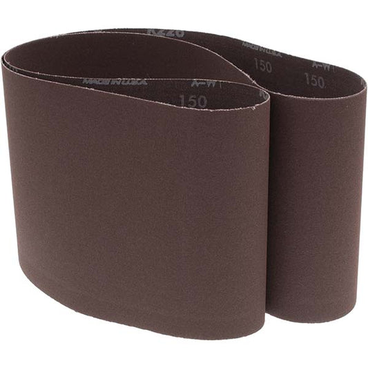 Norton 78072722555 Abrasive Belt  6" Wide, 48" OAL, 150 Grit, Aluminum Oxide