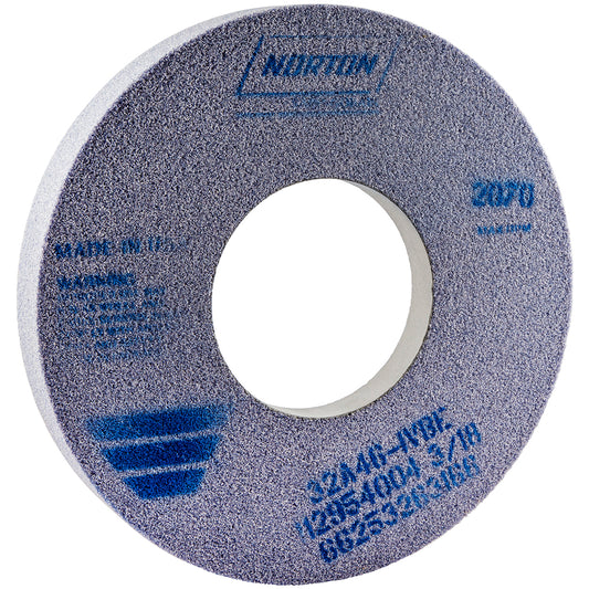 Norton 66253263166 Surface Grinding Wheel 12" Dia, 1-1/2" Thick, 5" Hole, 46 Grit, I Hardness