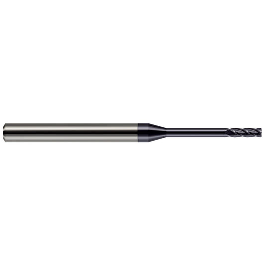 Harvey Tool 730493-C3 Corner Radius End Mill 3/32" Dia, 0.0100" Radius, 4 Flute, Solid Carbide