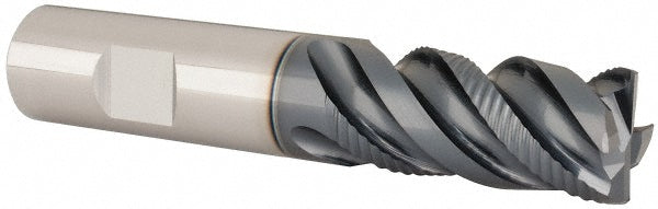 Iscar 5622232 Roughing & Finishing End Mill 3/4" Dia, 4 Flute, Corner Chamfer End, Solid Carbide