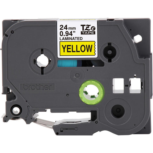 Brother TZE651G Labels, Ribbons & Tapes Application General Labeling Calibration and Inspection Labels Parts and Tools Marking  Type Thermal Transfer Printable Label  Color Family Yellow  Color Yellow  Number Of Labels Per Roll 1